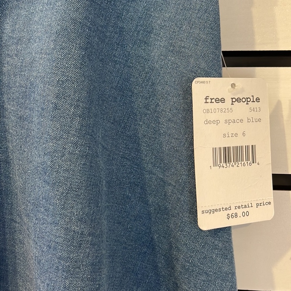Free People Denim Mini Skirt - Picture 3 of 6